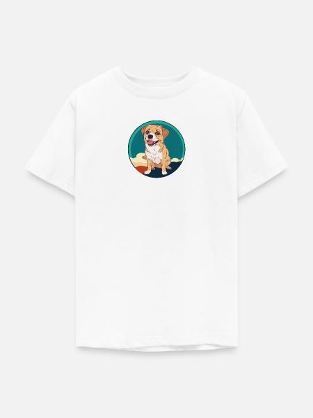 Hund Border Collie - Teenager T-Shirt - Weiß