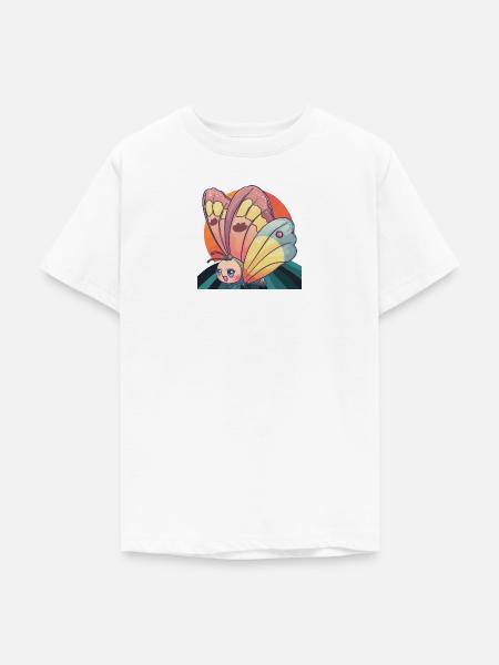 Schmetterling Schmetterlinge A - Teenager T-Shirt - Weiß
