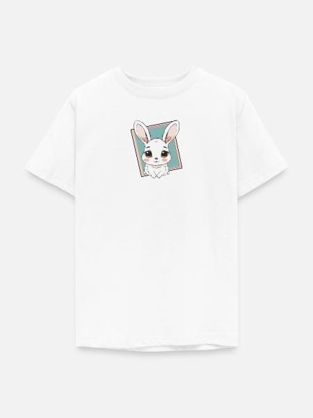 Hase Ostern Hasenzahn - Teenager T-Shirt - Weiß