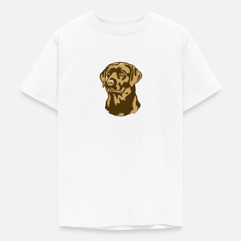 Evolution des Golden Retrievers - T-shirt Ado - blanc