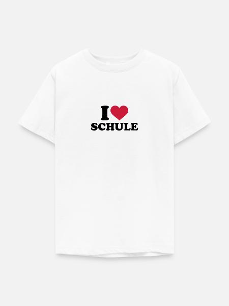 Schule - Teenager T-Shirt - Weiß