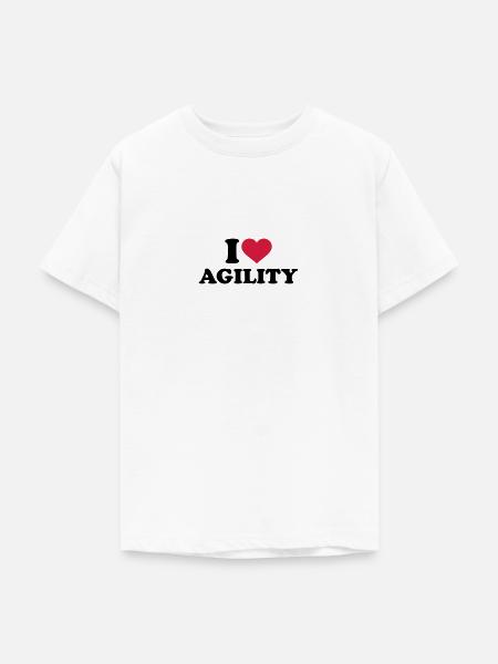 Agility - Teenager T-Shirt - Weiß