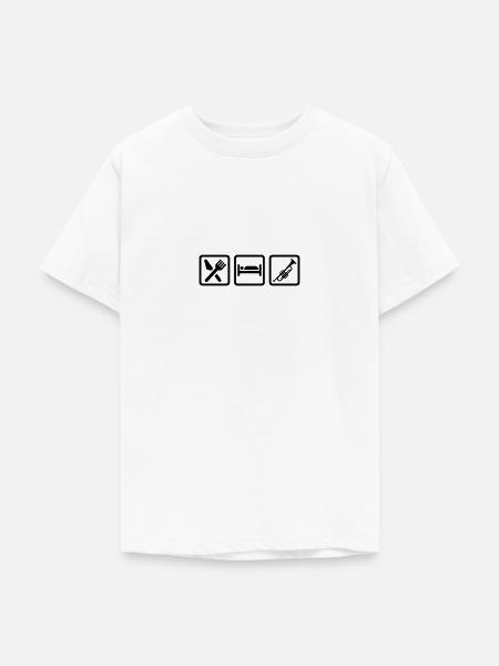 Trompete - Teenager T-Shirt - Weiß