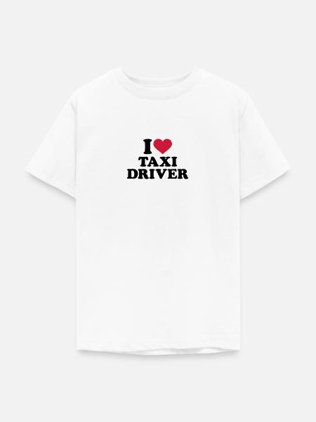 Taxifahrer - Teenager T-Shirt - Weiß