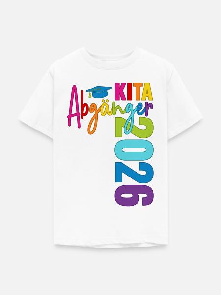 Kita Abgänger 2026 - Teenager T-Shirt - Weiß