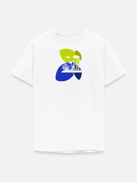 Aquarium Flosse - Teenager T-Shirt - Weiß