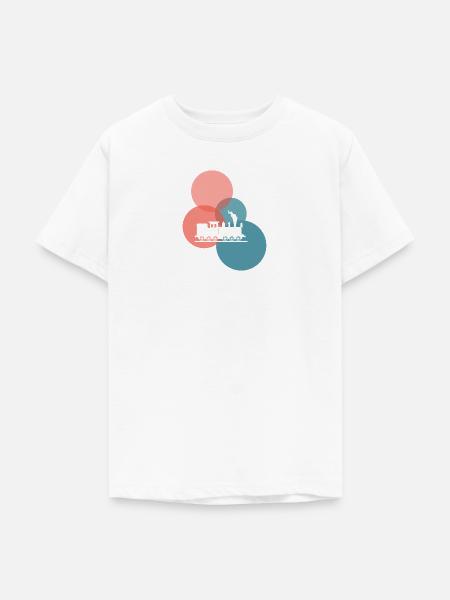 Dampflok Eisenbahn - Teenager T-Shirt - Weiß
