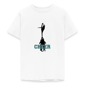 Cheerleading, Cheer - Teenager T-Shirt - Weiß - Vorne - AI Model Teenager Male dark (155cm)