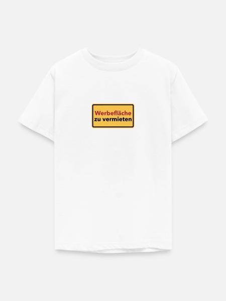 Werbung - Teenager T-Shirt - Weiß