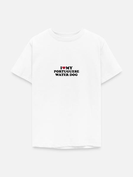 Portugiesischer Wasserhund - Teenager T-Shirt - Weiß