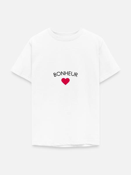 Glück - Teenager T-Shirt - Weiß