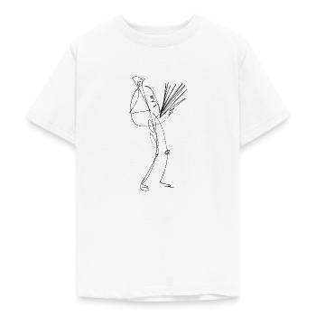 Akkordeon - Teenager T-Shirt - Weiß - Vorne - AI Model Teenager Male dark (155cm)