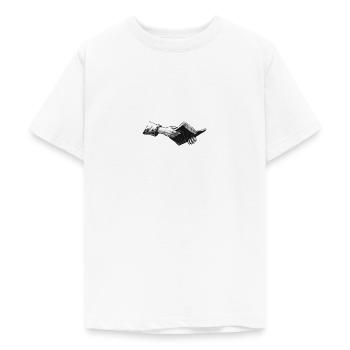 Buch - Teenager T-Shirt - Weiß - Vorne - AI Model Teenager Male dark (155cm)
