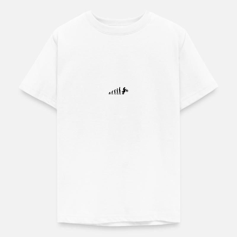 Singe évolution singe - T-shirt Ado - blanc