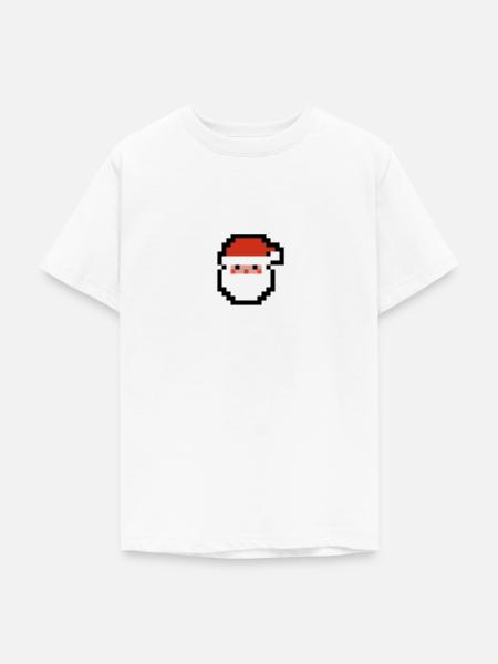 knuffiger Weihnachtsmann - Teenager T-Shirt - Weiß
