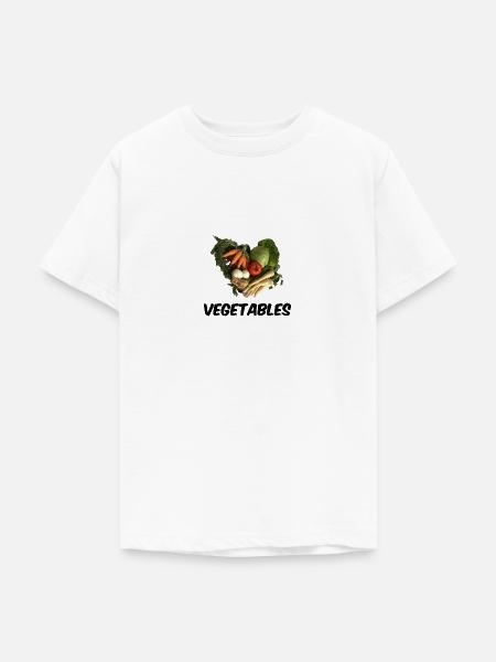 GEMÜSE - Teenager T-Shirt - Weiß