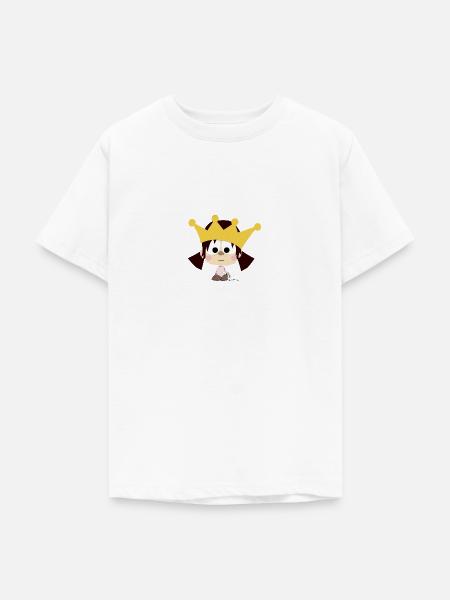 prinzessin - Teenager T-Shirt - Weiß