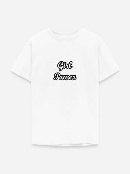 Girl Power - Teenager T-Shirt - Weiß