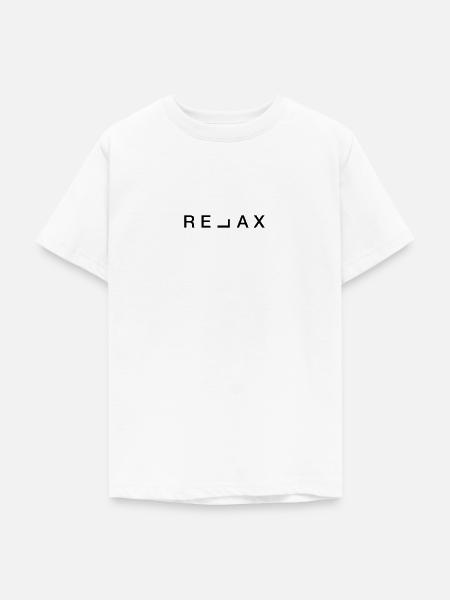 relax - Teenager T-Shirt - Weiß