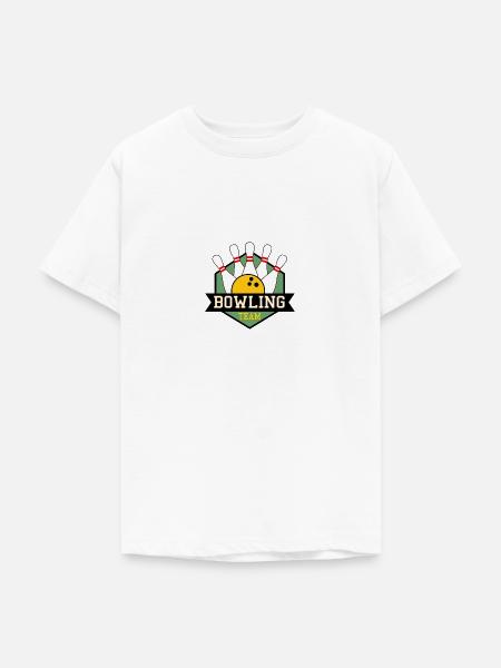 Bowling Team - Teenager T-Shirt - Weiß