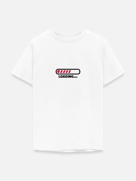 Loading - Teenager T-Shirt - Weiß