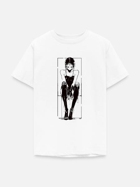 just a girl - Teenager T-Shirt - Weiß