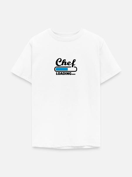 Chef - Teenager T-Shirt - Weiß