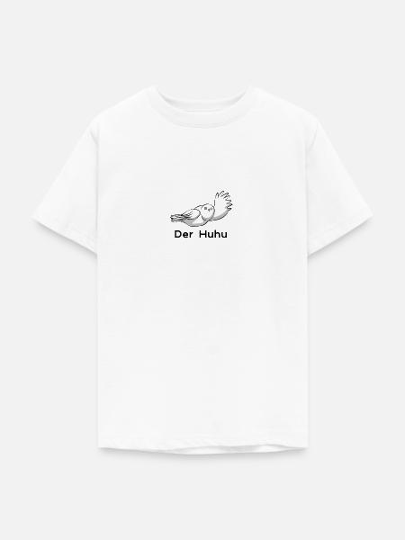 Der Huhu - Teenager T-Shirt - Weiß