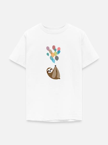 faultier - Teenager T-Shirt - Weiß