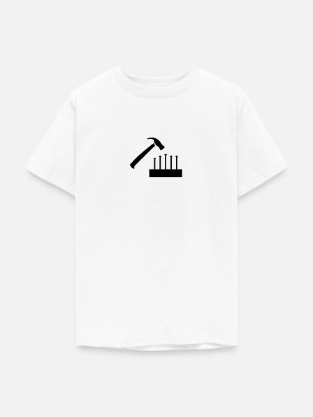 Hammer - Teenager T-Shirt - Weiß