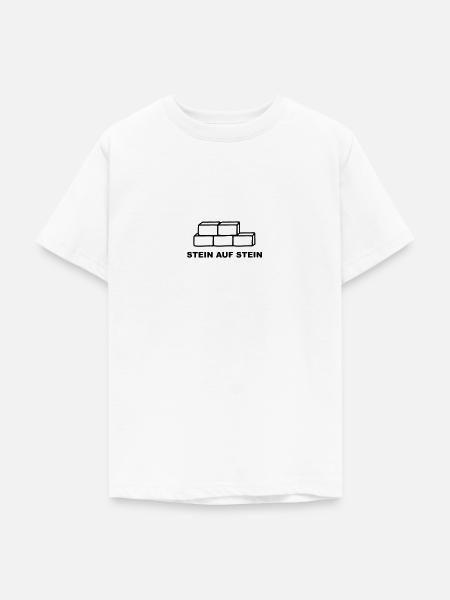 Stein auf Stein - Teenager T-Shirt - Weiß