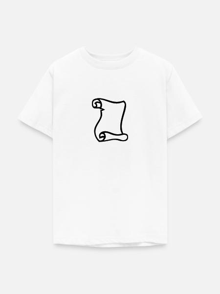 Papier - Teenager T-Shirt - Weiß