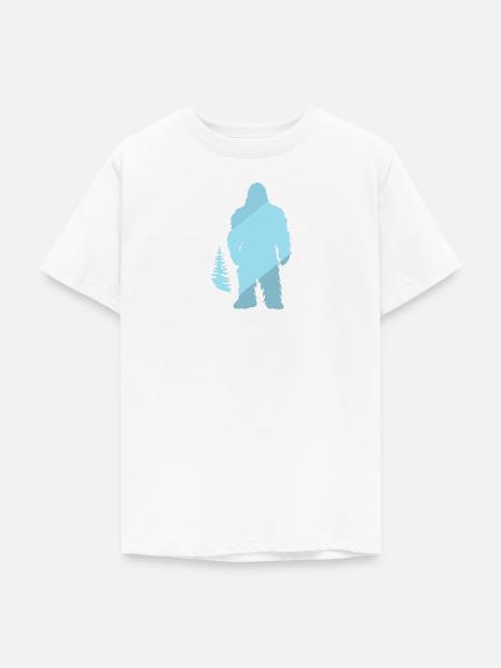 Lochness Yeti - Teenager T-Shirt - Weiß