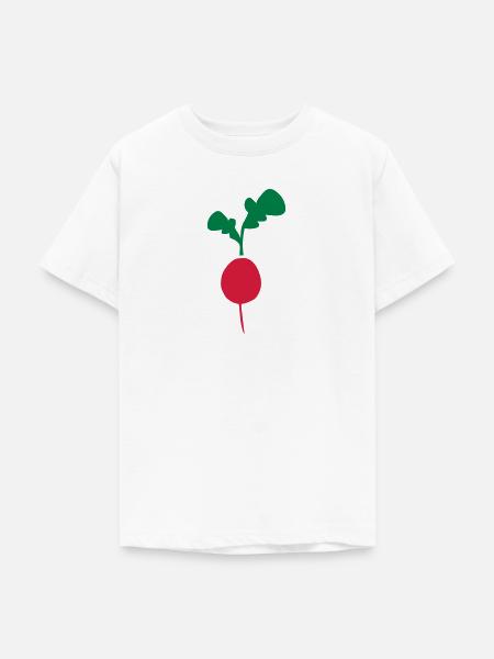 Radieschen - Teenager T-Shirt - Weiß