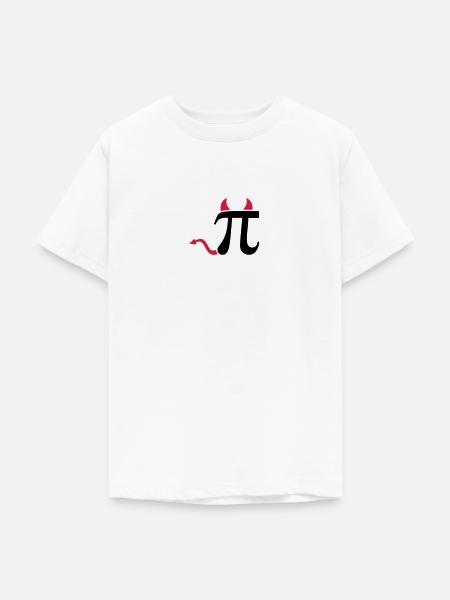 Pi - Teenager T-Shirt - Weiß