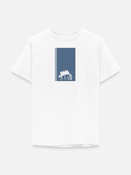 Riesenrad Festzelt - Teenager T-Shirt - Weiß