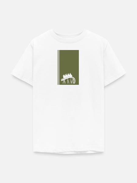 Rummel rollercoaster Festzelt - Teenager T-Shirt - Weiß