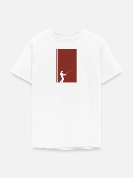 Fischen Angler - Teenager T-Shirt - Weiß