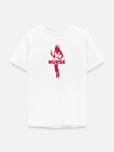 Krankenschwester - Teenager T-Shirt - Weiß