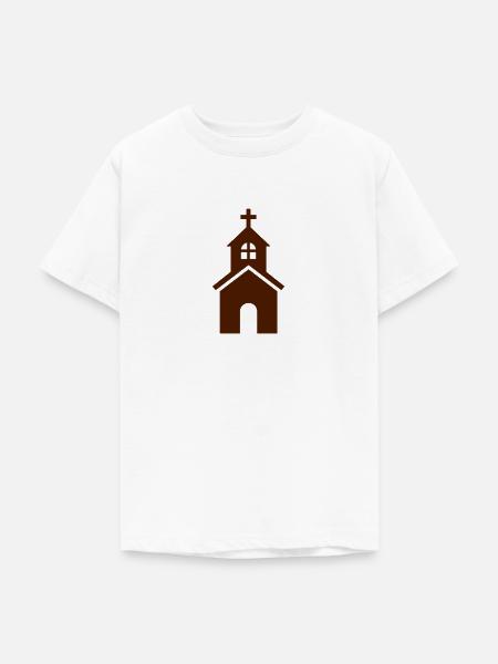 Kirche - Teenager T-Shirt - Weiß