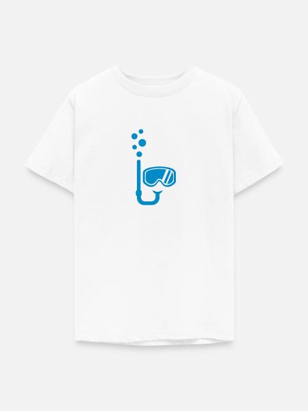 Schnorcheln - Teenager T-Shirt - Weiß