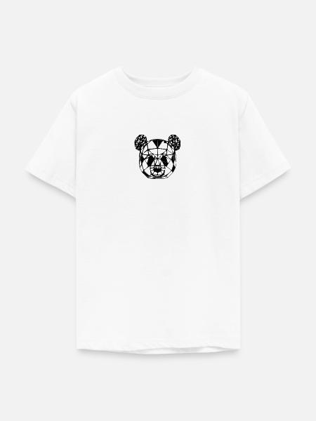Panda - Teenager T-Shirt - Weiß
