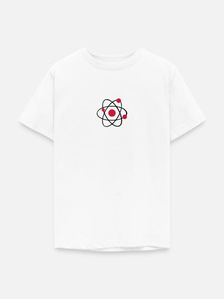 Atom - Teenager T-Shirt - Weiß