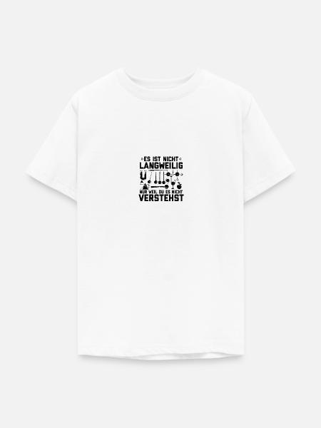 Physik - Teenager T-Shirt - Weiß