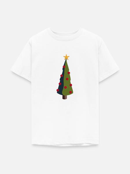 Weihnachtsbaum - Teenager T-Shirt - Weiß
