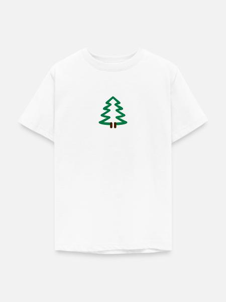 Tannenbaum - Teenager T-Shirt - Weiß