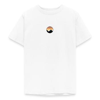 Sonnenuntergang warm gezeichnet - Teenager T-Shirt - Weiß - Vorne - AI Model Teenager Male dark (155cm)
