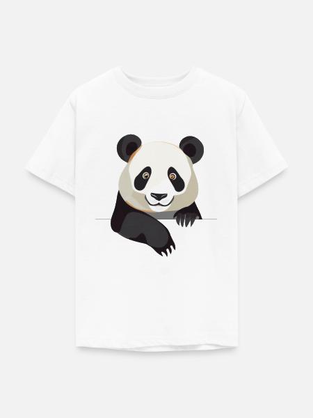 Niedlicher Panda - Teenager T-Shirt - Weiß