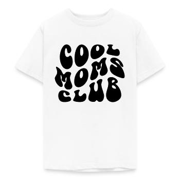 Cool Moms Club Mutter Mom Muttertag Mama - Teenager T-Shirt - Weiß - Vorne - AI Model Teenager Male dark (155cm)