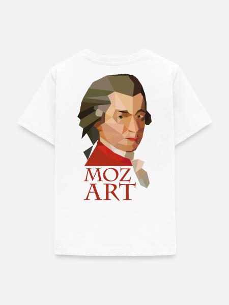 Mozart - Teenager T-Shirt - Weiß